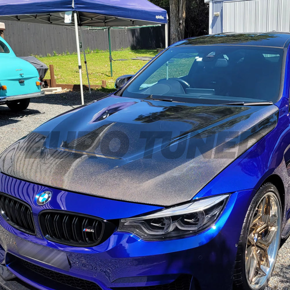 BMW M3 F80 &  M4 F82/F83 CARBON FIBER GTS STYLE HOOD