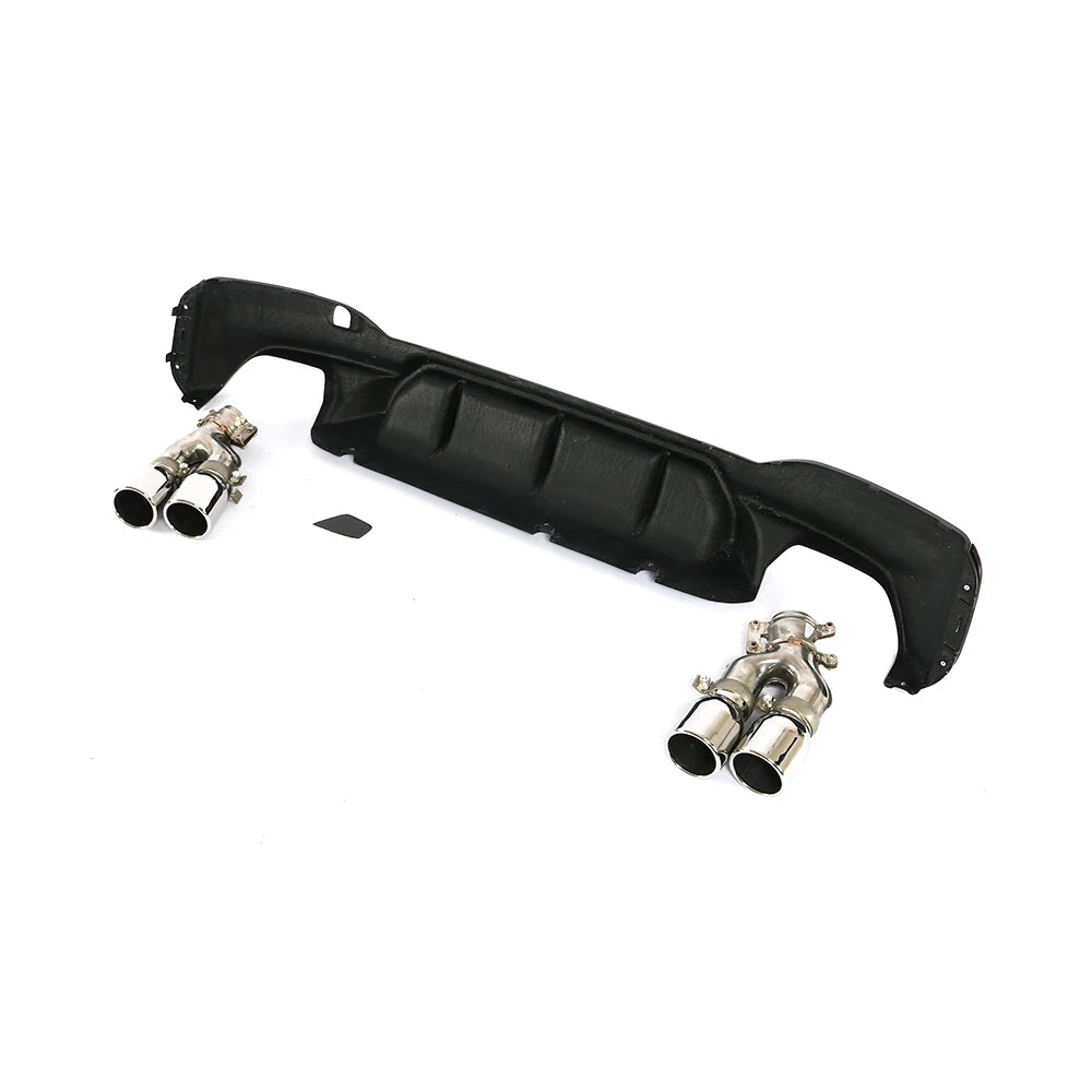 BMW 5 SERIES G30/G31 CARBON FIBER REAR DIFFUSERS WITH EXHAUST TIPS