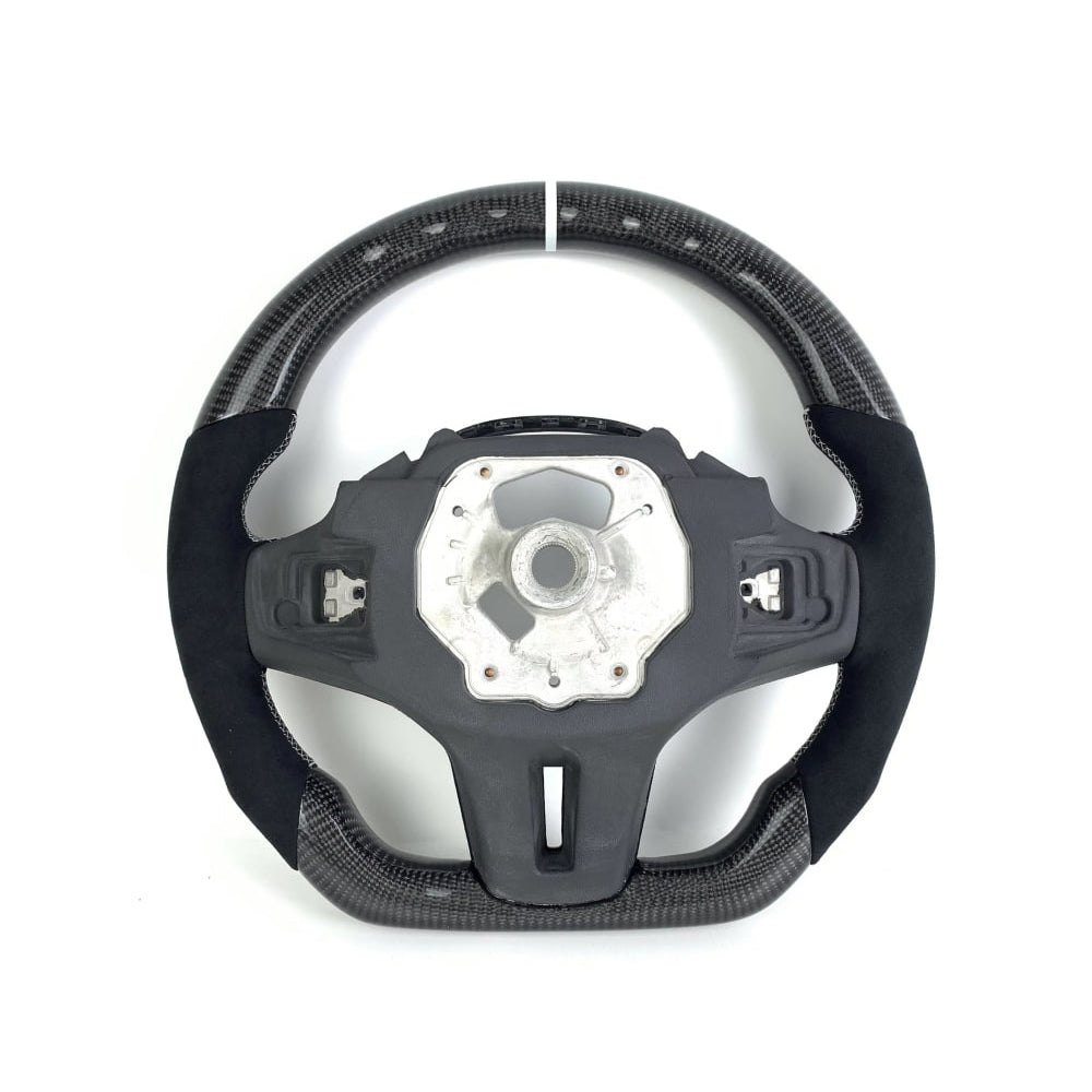 BMW G-CHASSIS 2/3/4/5 SERIES & M2/M3/M4 CUSTOM FLAT BOTTOM STEERING WHEEL