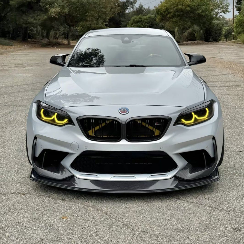 BMW 2 SERIES F22/F23 & M2 F87 CSL STYLE YELLOW DRLS