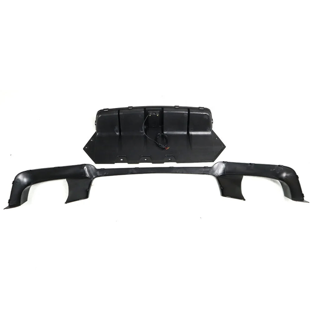 BMW M5 F10 GLOSS BLACK DIFFUSER WITH LED LIGHT (2011-2016)