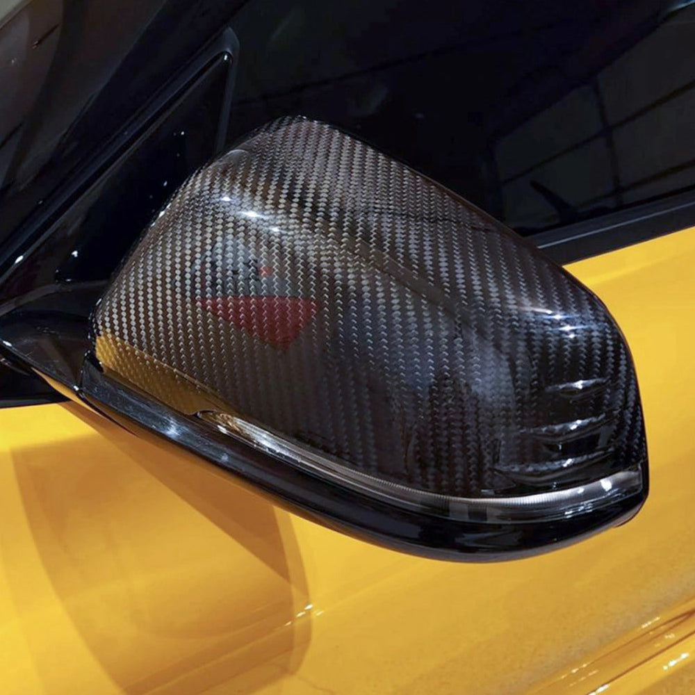 TOYOTA GR SUPRA A90 MK5 CARBON FIBER MIRROR COVERS (2019+)