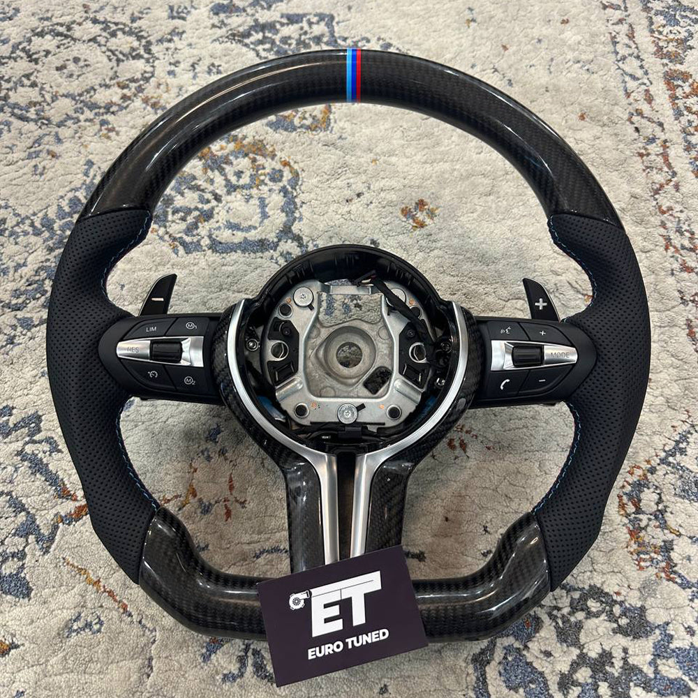 BMW F-CHASSIS 1/2/3/4 SERIES & X1/X2/X3/X4/X6 CARBON FIBER STEERING WHEEL