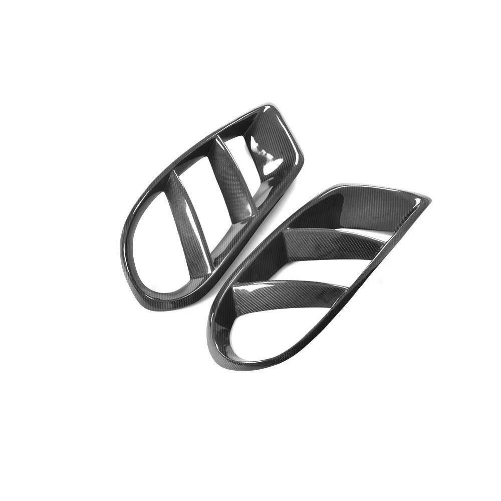 MERCEDES C43 W205 CARBON FIBER FRONT BUMPER AIR VENT COVERS
