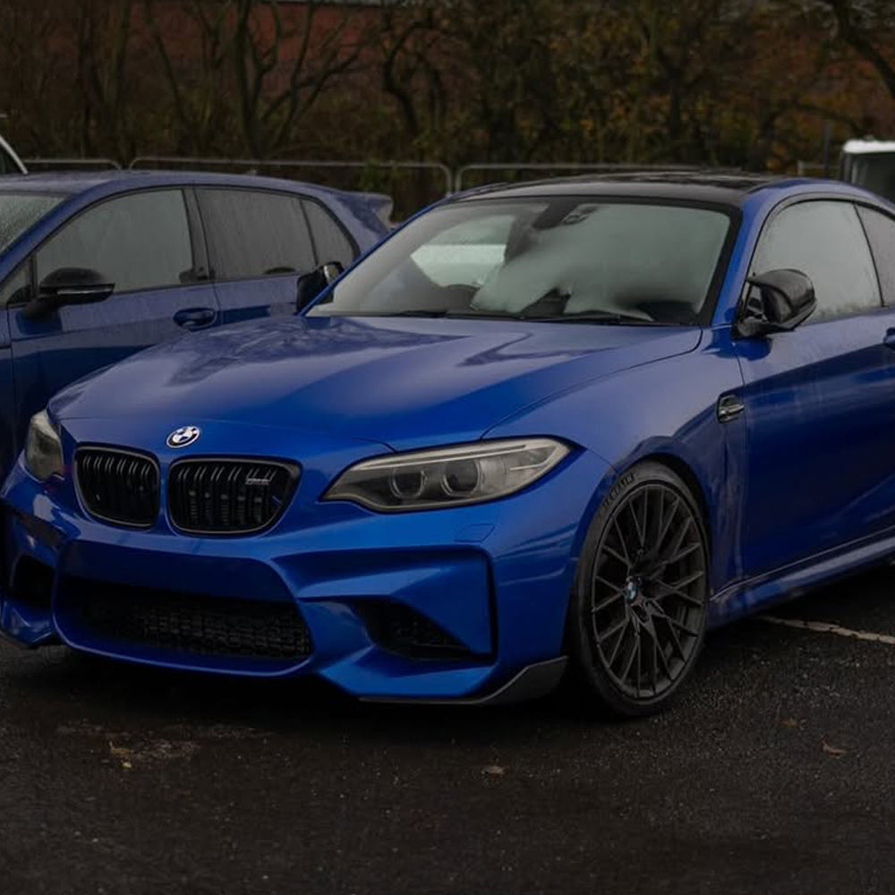 BMW M2 F87 CARBON FIBER FRONT BUMPER SPATS