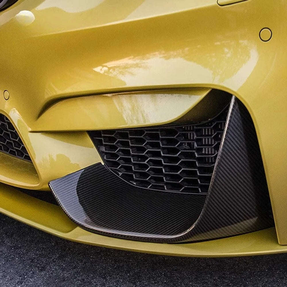 BMW M3 F80 & M4 F82/F83 CARBON FIBER FRONT SPATS SPLITTERS