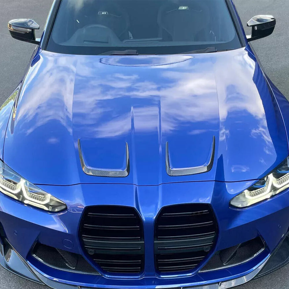 BMW M3 G80/G81 & M4 G82/G83 CARBON FIBER BONNET VENT TRIMS