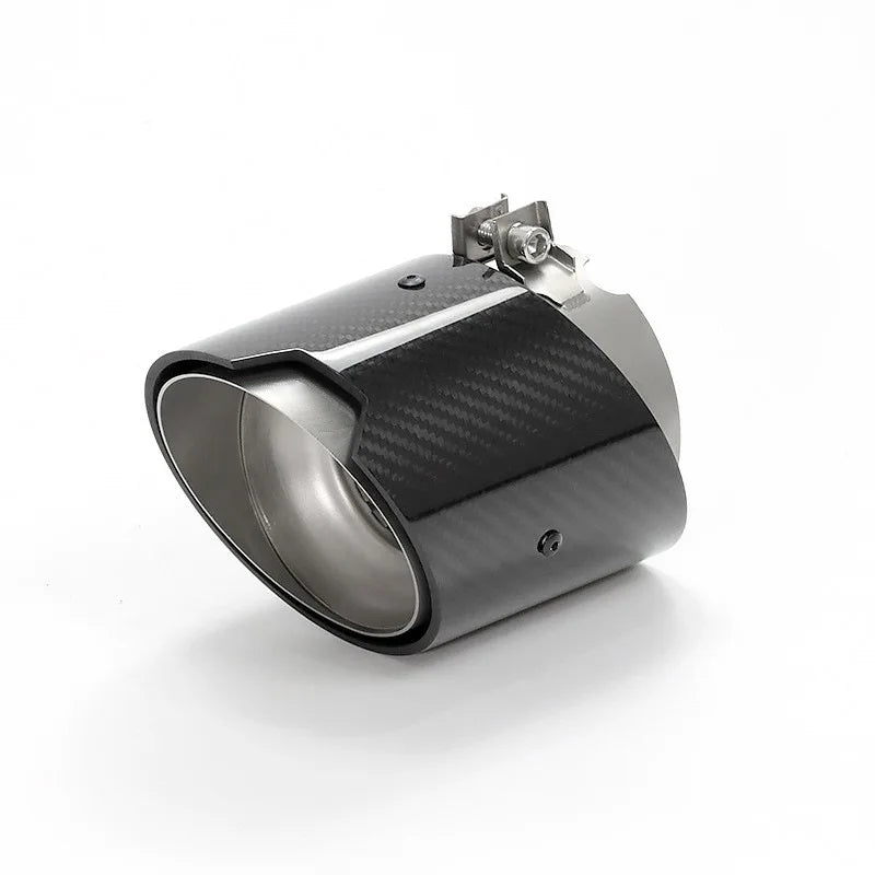 BMW M2 G87 / M3 G80 G81 / M4 G82 G83 M Performance Style Carbon Fiber Exhaust Tips 105mm (Set of 4)