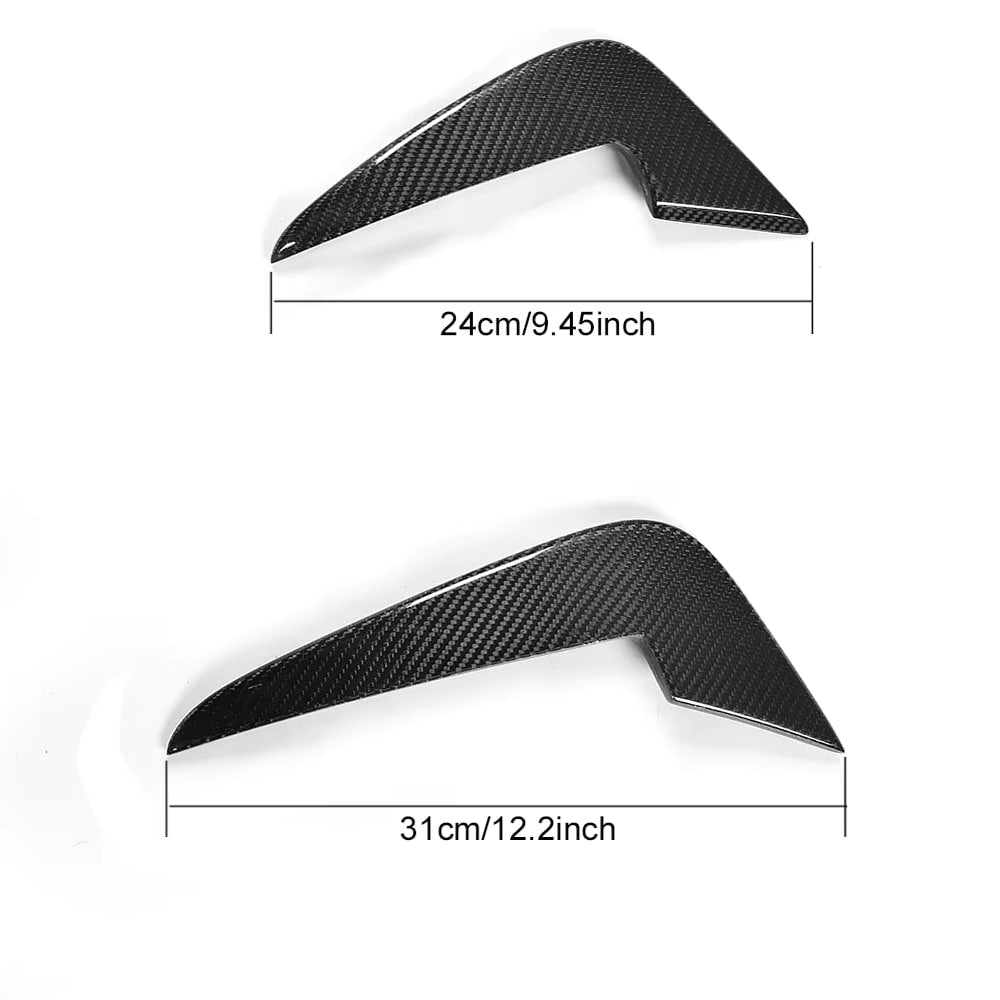 BMW M2 F87 CARBON FIBER FRONT BUMPER CANARDS