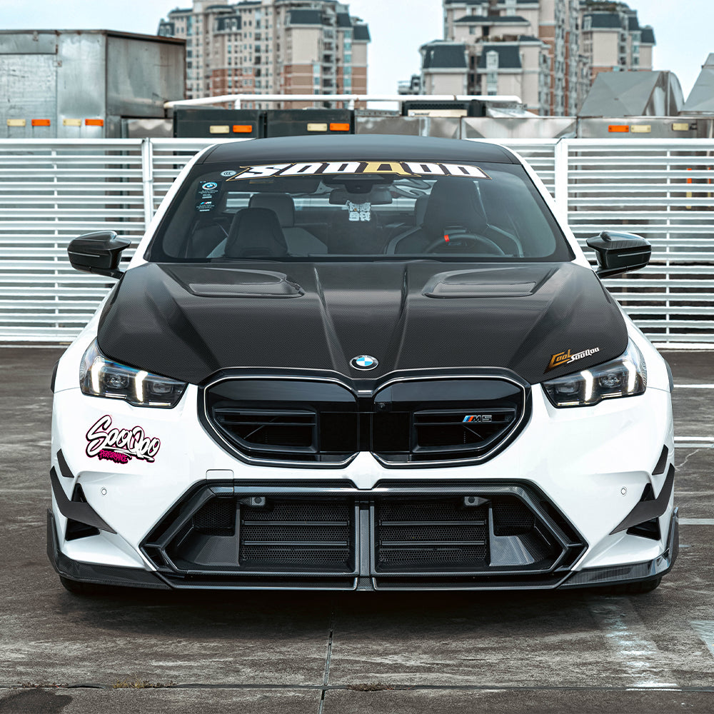 SOOQOO BMW M5 G90/G99 & 5 Series G60/G61 Pre-Preg Carbon Fibre Vented Hood (2024+)