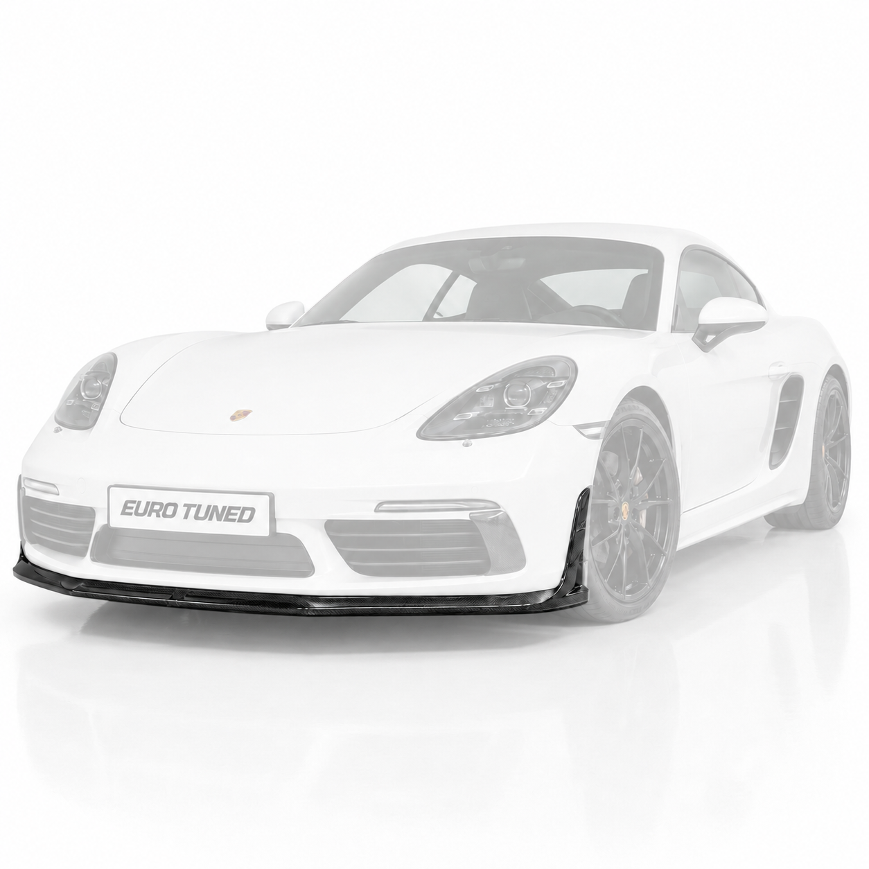 Porsche 718 982 Boxster & Cayman Carbon Fiber Front Lip Splitter (2016–2018)