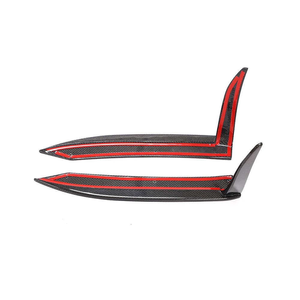 Porsche 911 991.2 Carrera 4 GTS Carbon Fiber Rear Bumper Lower Side Trims (2017–2019)