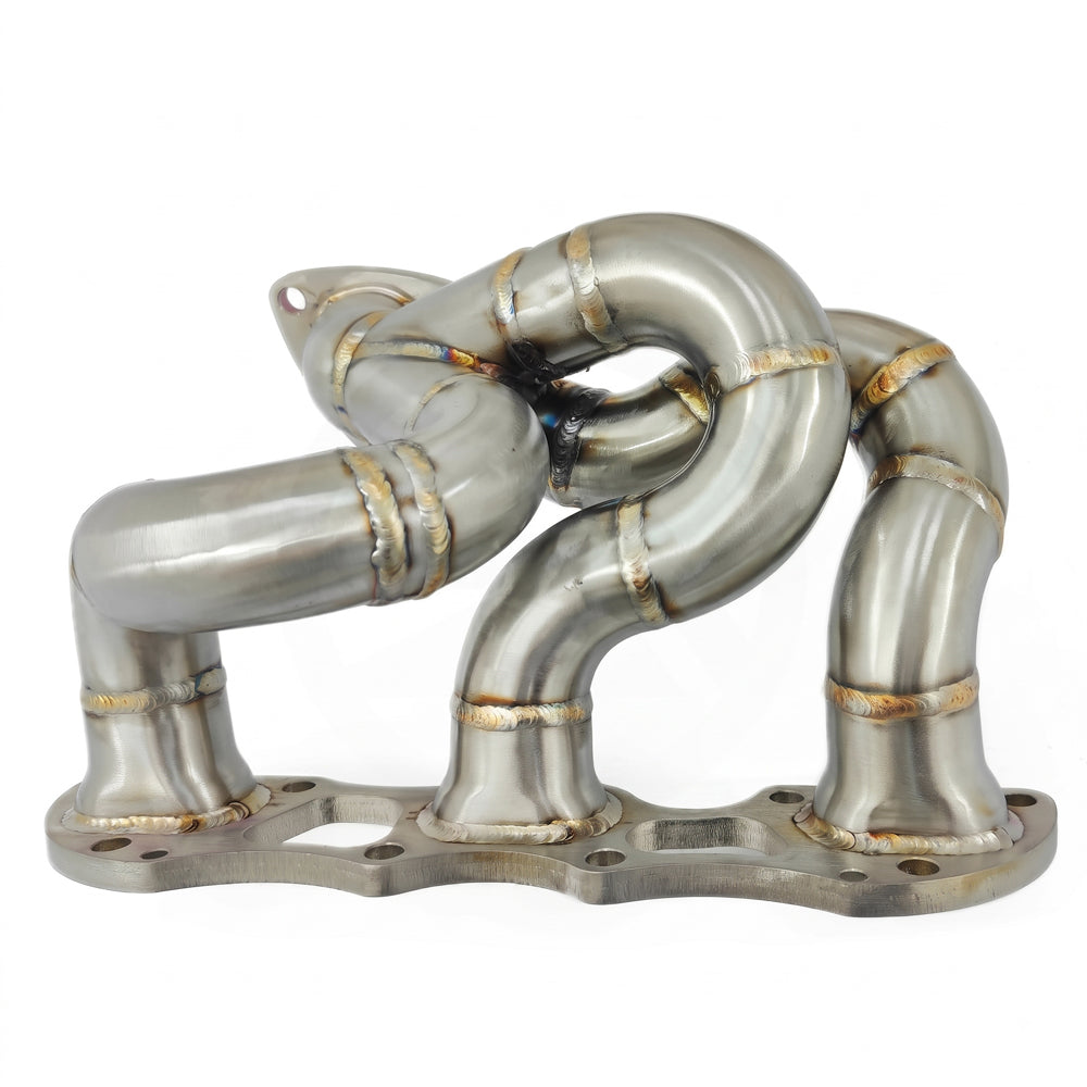 Porsche 911 991.2 Turbo 3.8T Equal-Length Exhaust Headers – Brushed Finish (2017–2019)