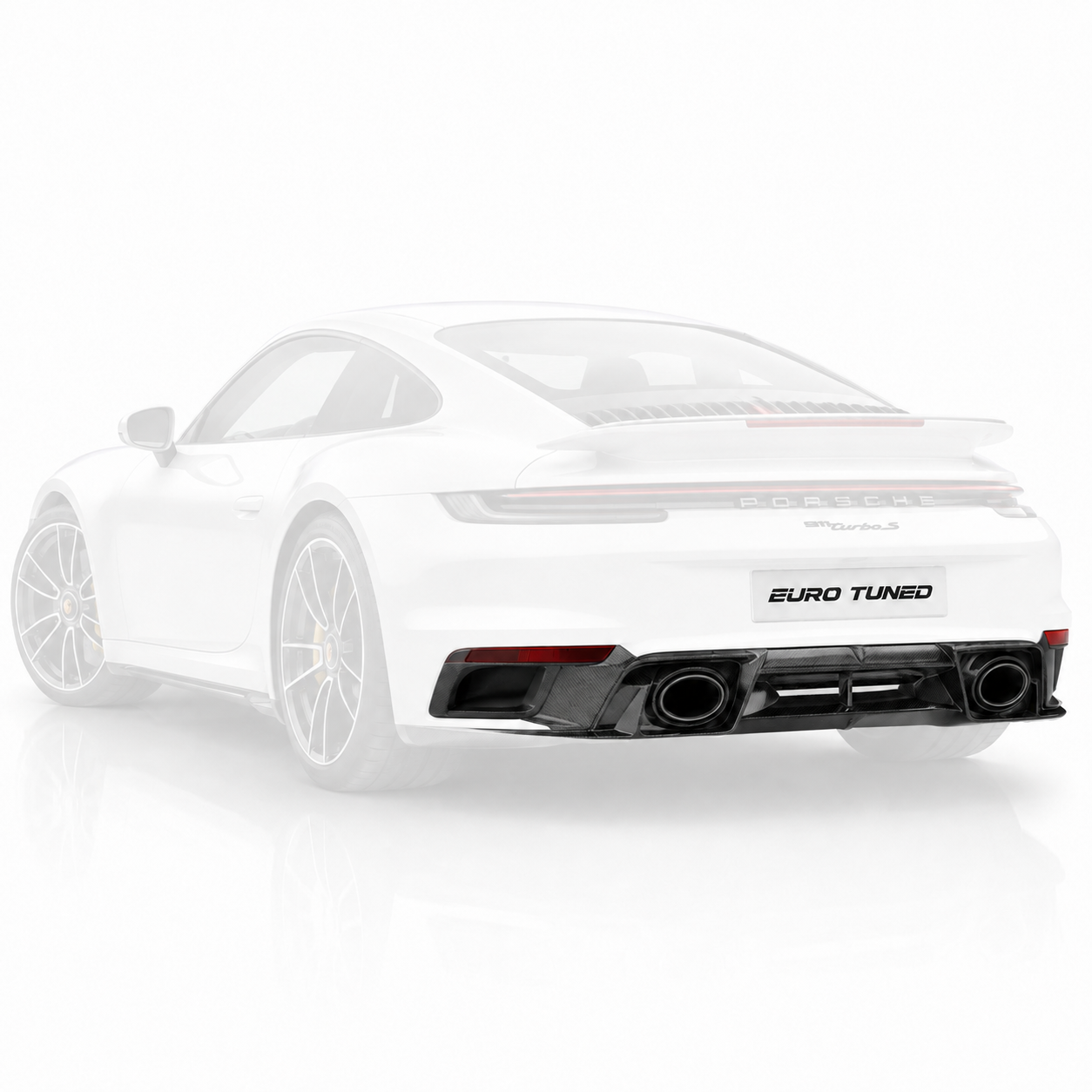 Porsche 911 992.1 Turbo S Coupe Carbon Fiber Rear Diffuser (2019–2021)