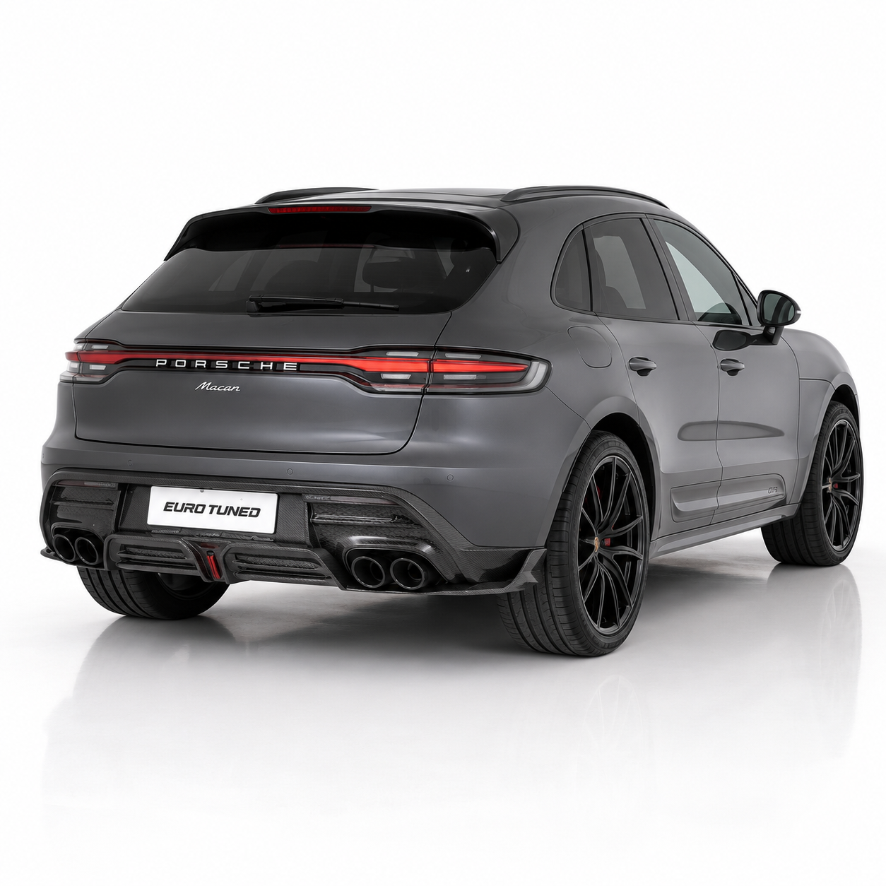 Porsche Macan Dry Carbon Fiber Rear Bumper Diffuser (2022–2023)