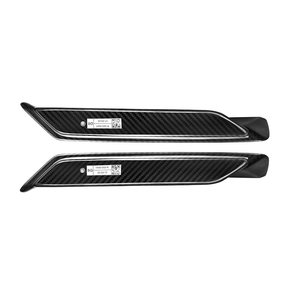 SOOQOO BMW M5 G90 / G99 Pre-Preg Carbon Fibre Rear Reflector Trims (2024+)