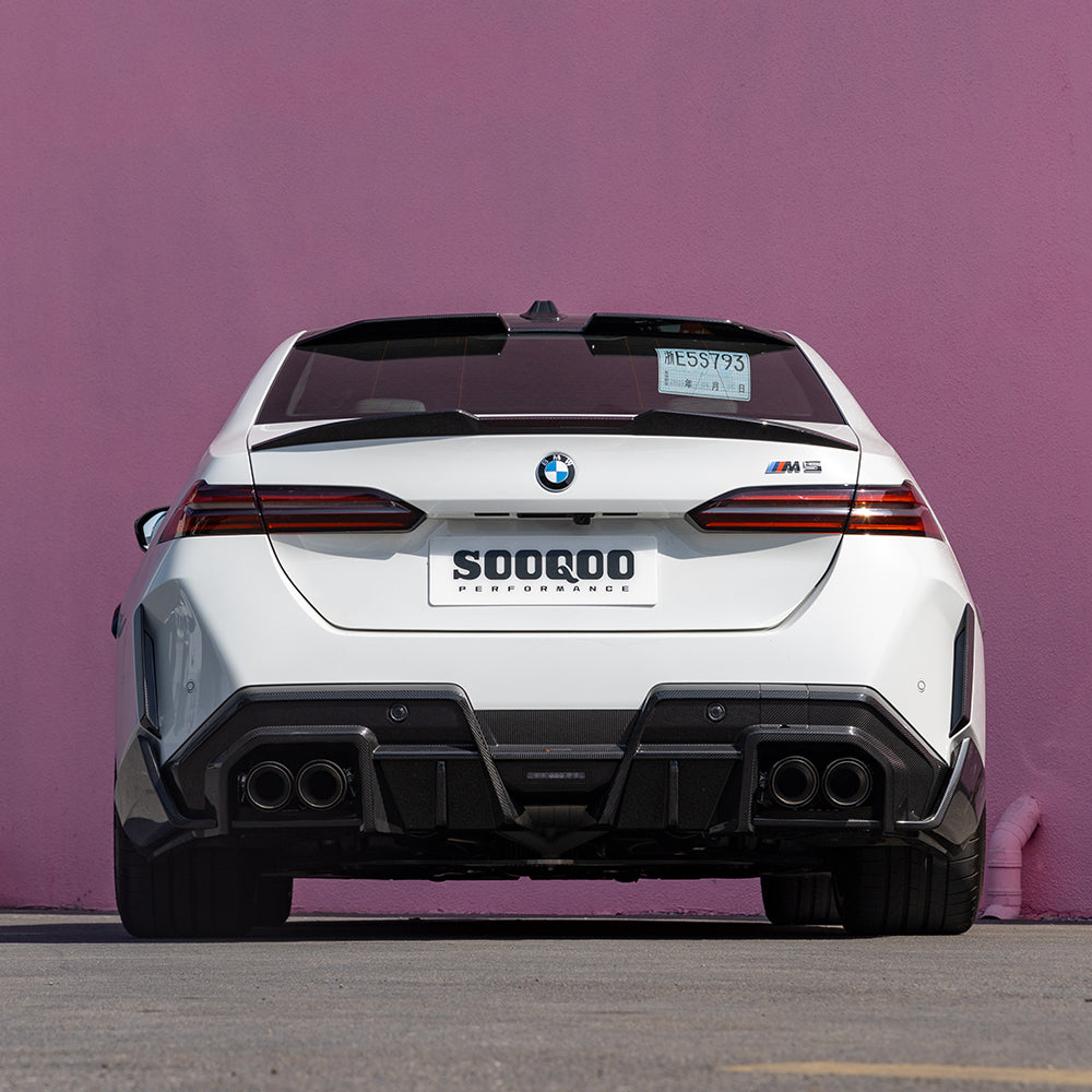 SOOQOO BMW M5 G90 / 5 Series G60 Pre-Preg Carbon Fibre Roof Spoiler (2024+)
