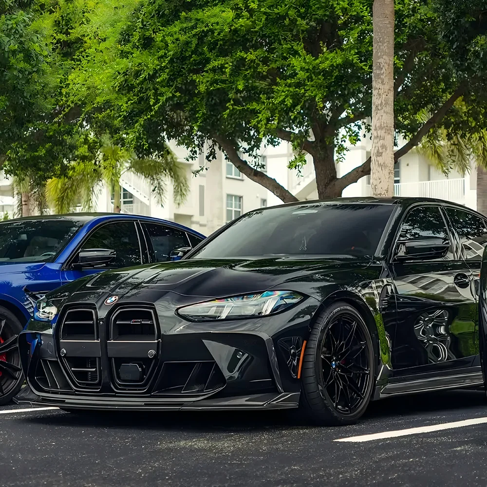 SOOQOO V2 BMW M3 G80/G81 & M4 G82/G83 Pre-Preg Carbon Fibre Front Grille with ACC (2021+)
