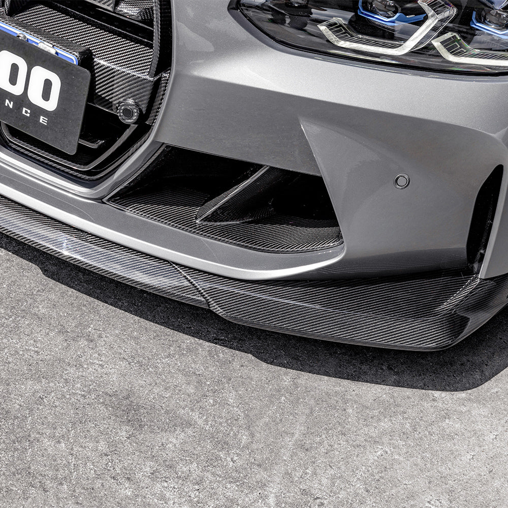 SOOQOO V2 BMW M3 G80/G81 & M4 G82/G83 Pre-Preg Carbon Fibre Front Lip (2021+)
