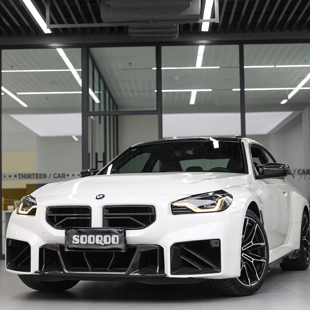 SOOQOO V2 BMW M2 G87 Pre-Preg Carbon Fibre Front Grille (2023+)