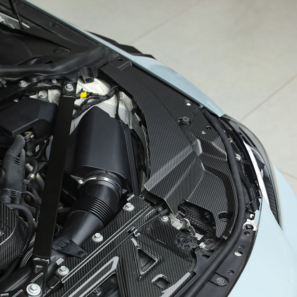 SOOQOO BMW M2 G87 LHD Pre-Preg Carbon Fibre Engine Bay Trim Set (2023+)