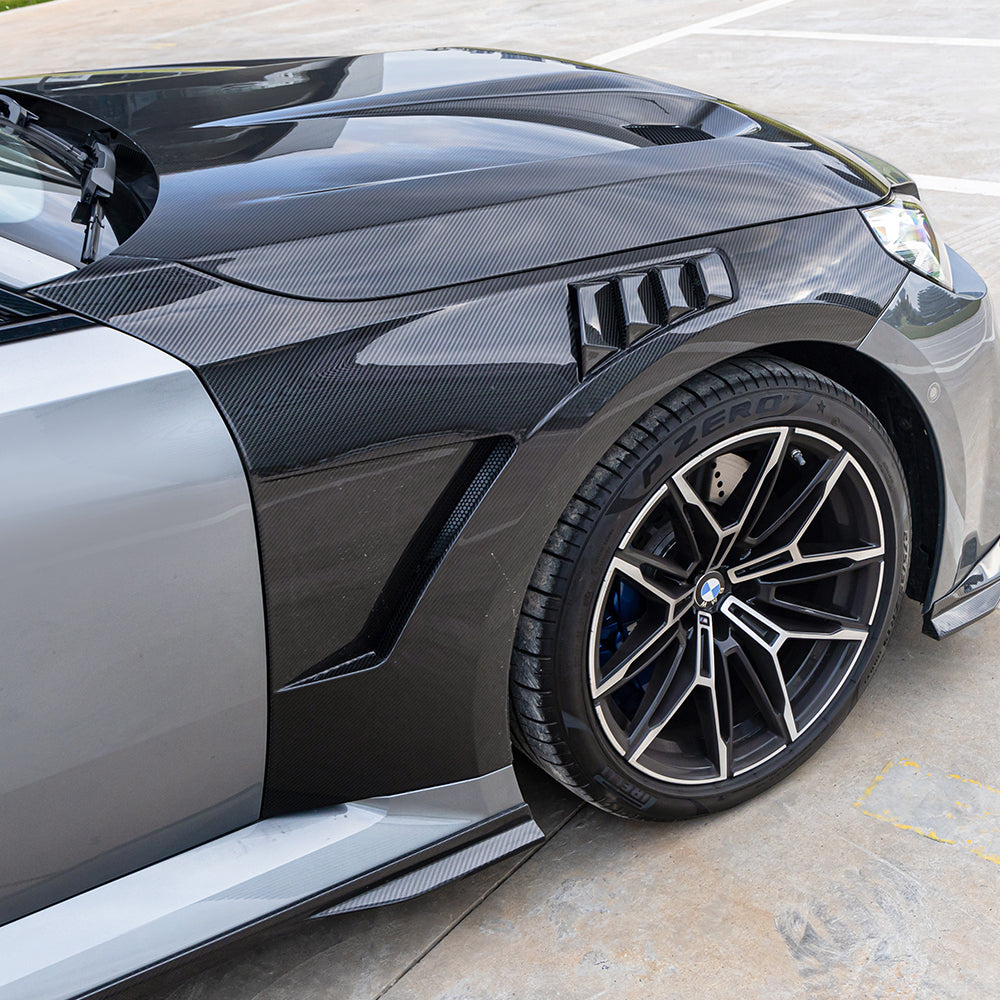 SOOQOO BMW M2 G87 Pre-Preg Carbon Fibre Front Side Fenders (2023+)