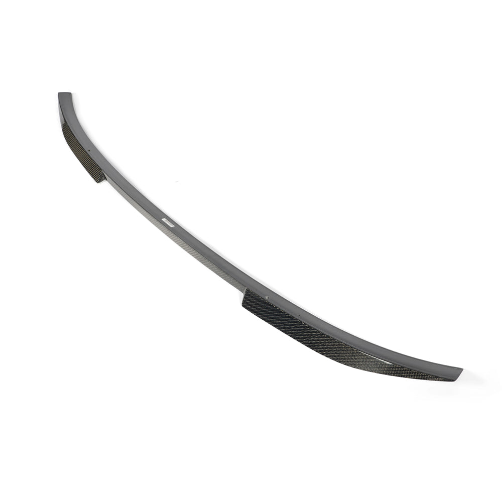 Audi A4 B9 Avant carbon fiber rear middle spoiler side angle
