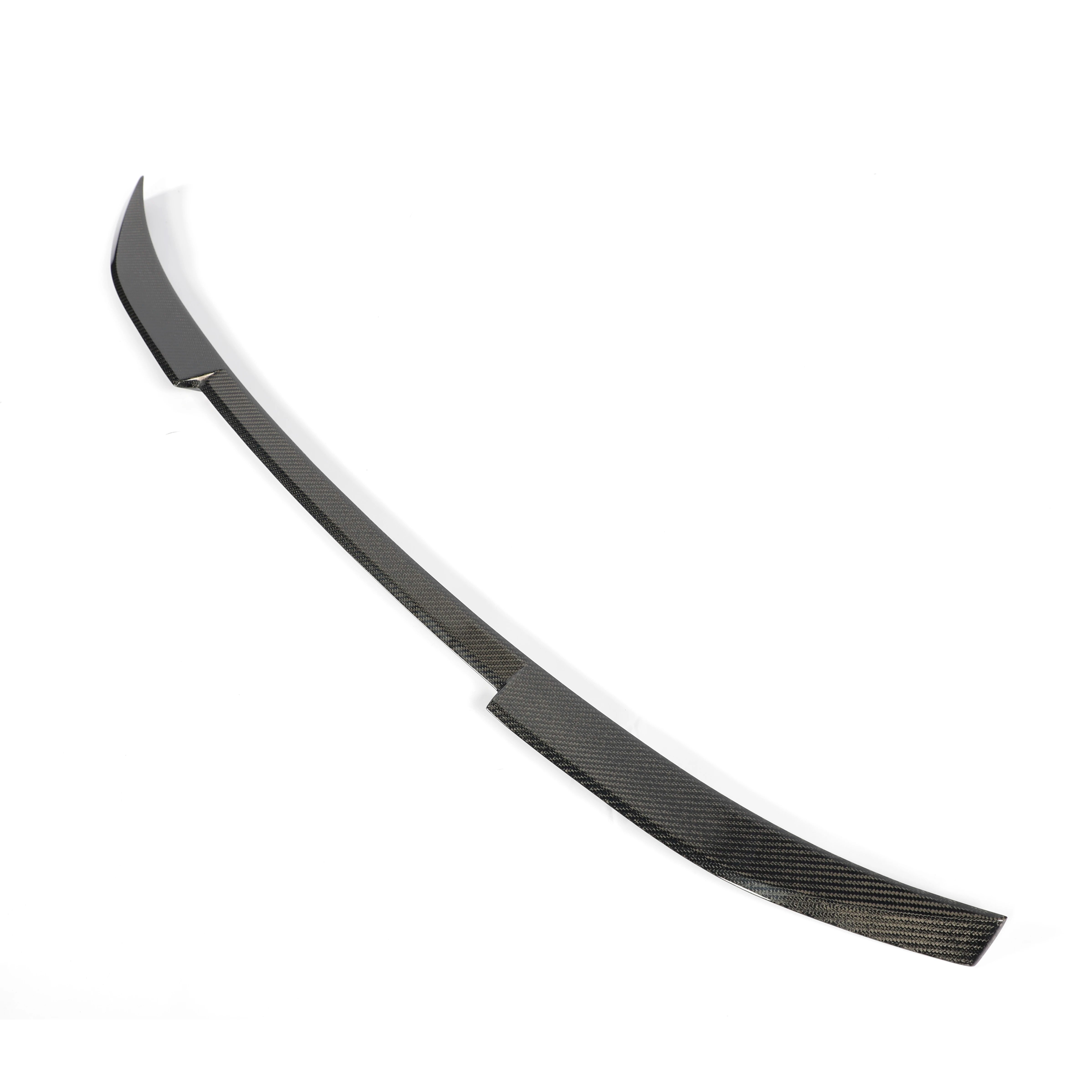 Audi B9 B9.5 Avant gloss carbon fiber rear middle spoiler