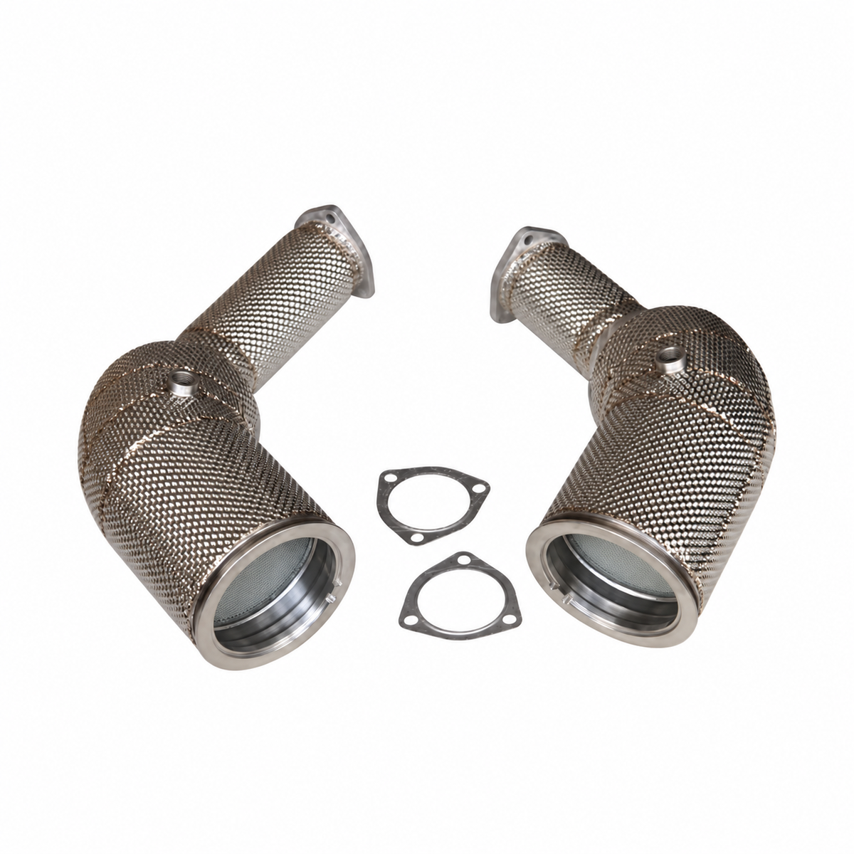 Audi RS6 C8 RS7 C8 4.0 TFSI 200 cell catted downpipes without OPF with gaskets