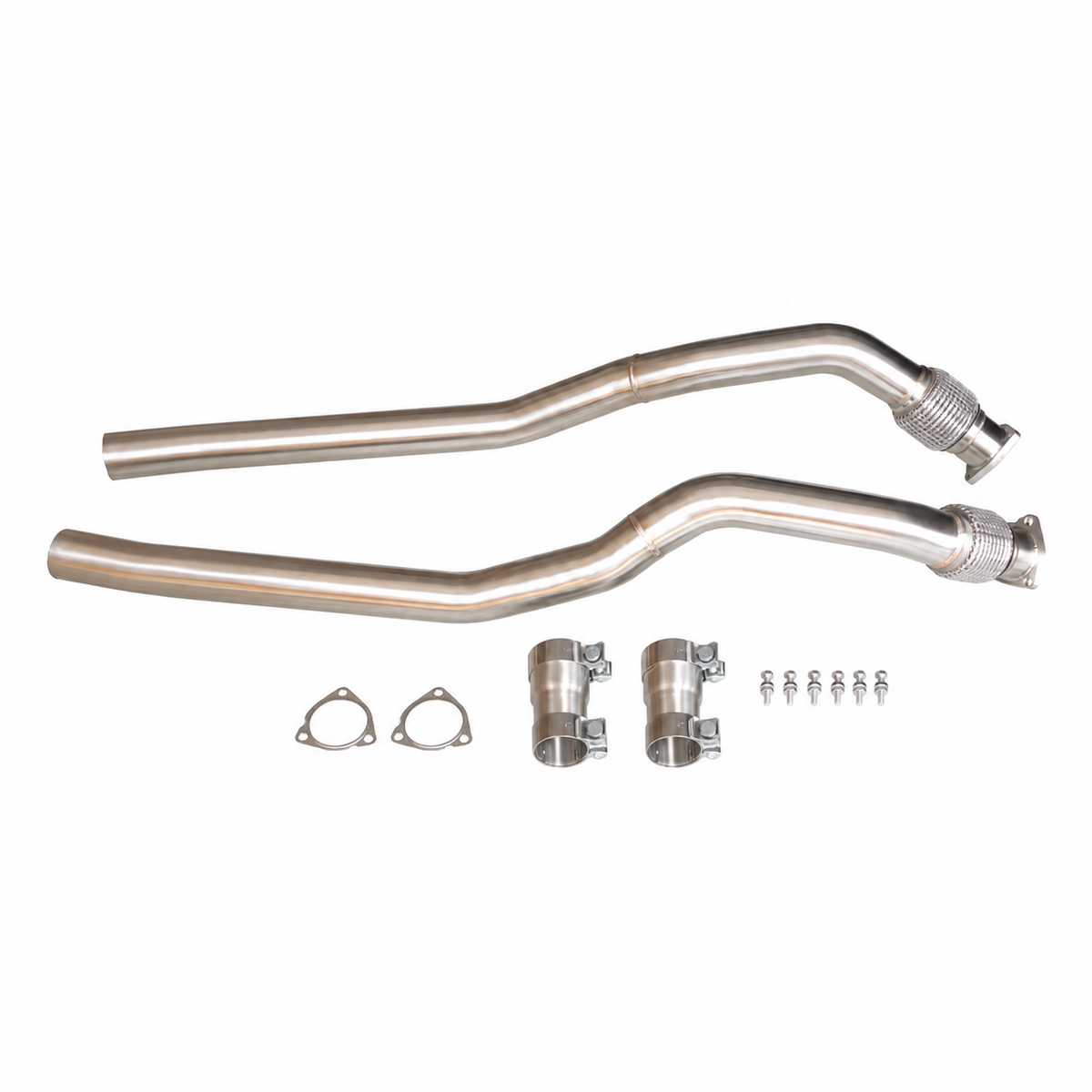 High-flow performance downpipe kit for Audi S4 S5 B8 B8.5 3.0 TFSI supercharged V6