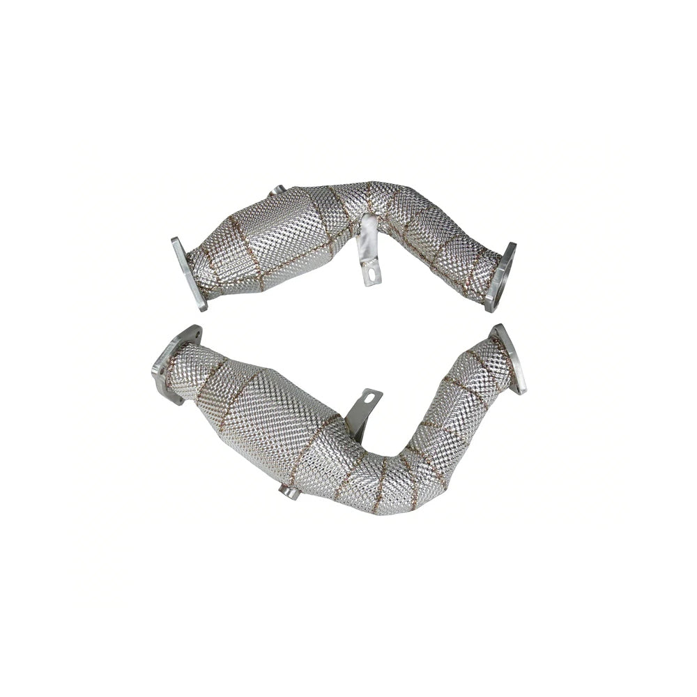 Audi S4 S5 Q5 SQ5 3.0 TFSI catted downpipes side layout
