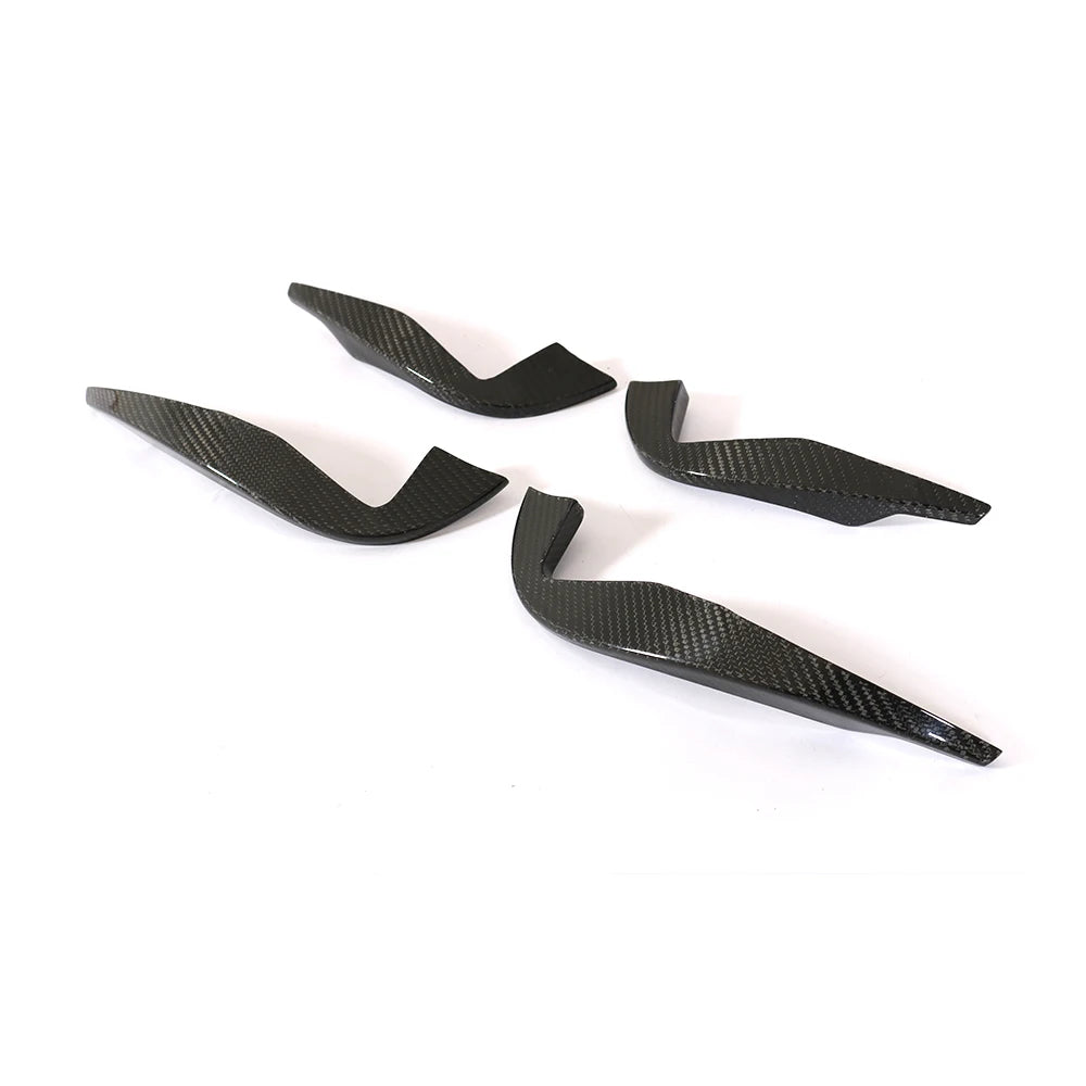 Audi TT RS 8S carbon fiber front bumper fins