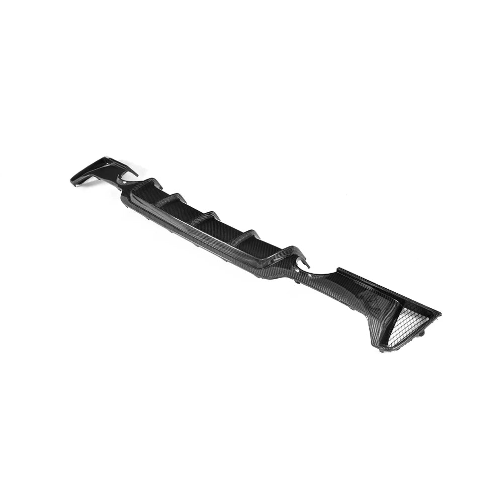 Gloss carbon fiber rear bumper diffuser for BMW 4 Series M Sport