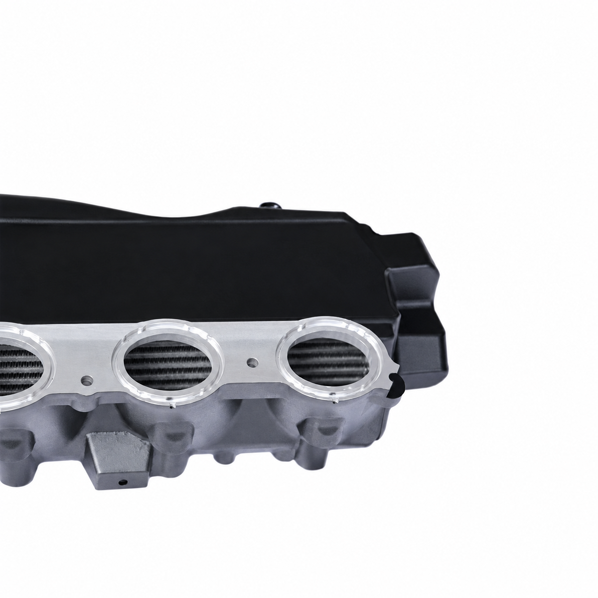 BMW B58 Gen 1 billet port injection intake manifold machined intake port and runner detail