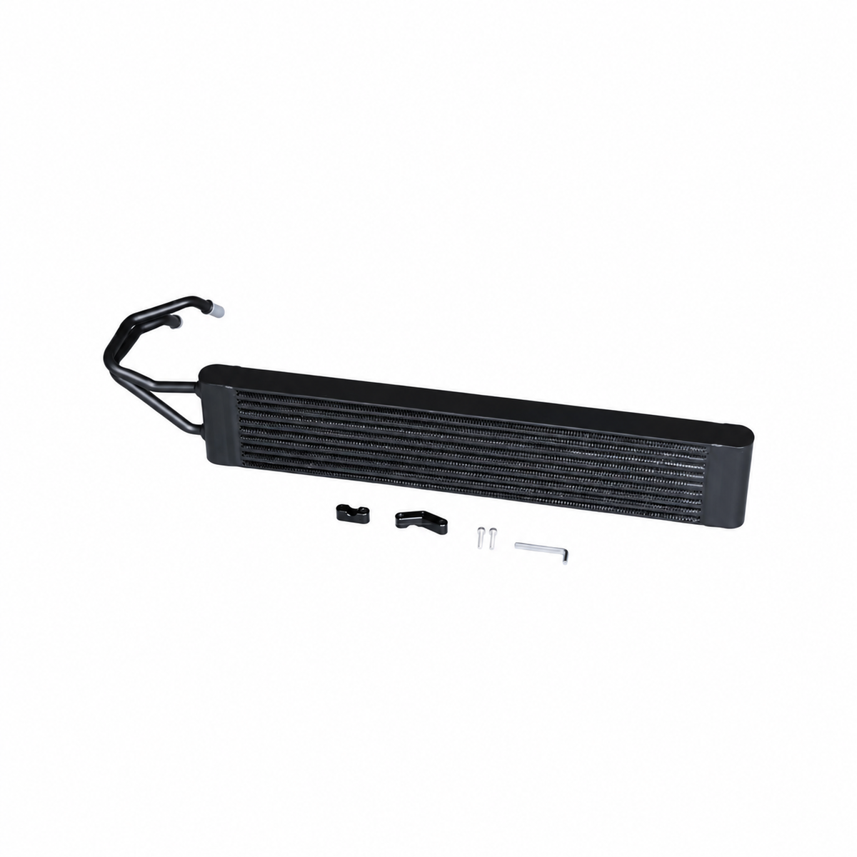 Black performance transmission oil cooler for BMW M3 F80 and M4 F82 F83 DCT