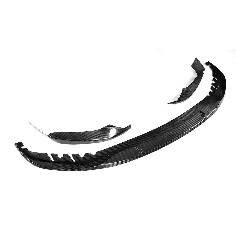 BMW G30 G31 M Sport carbon fiber front lip side angle