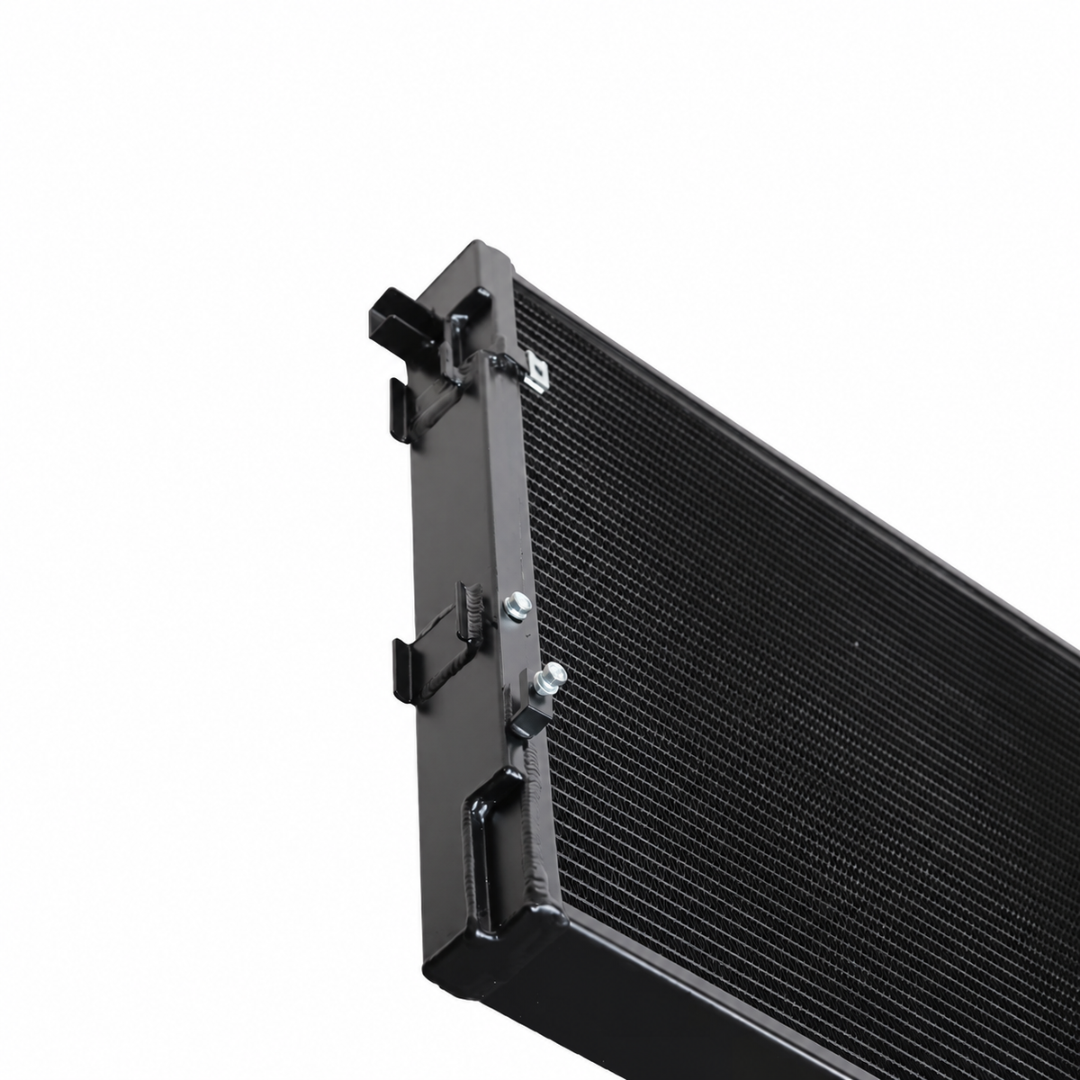 BMW G80 G82 performance radiator mounting bracket and end tank detail