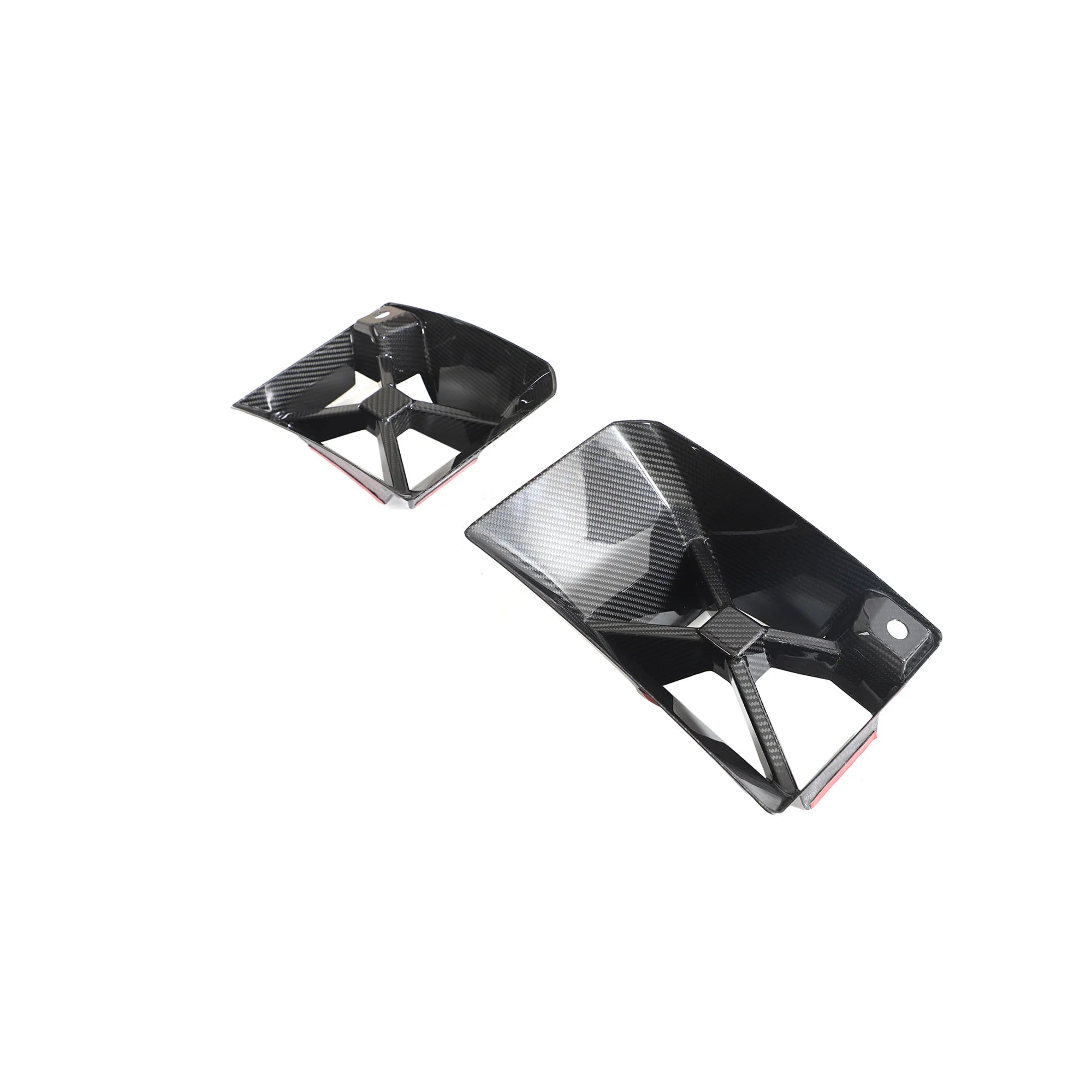 BMW G87 carbon fiber front bumper air vent trim set
