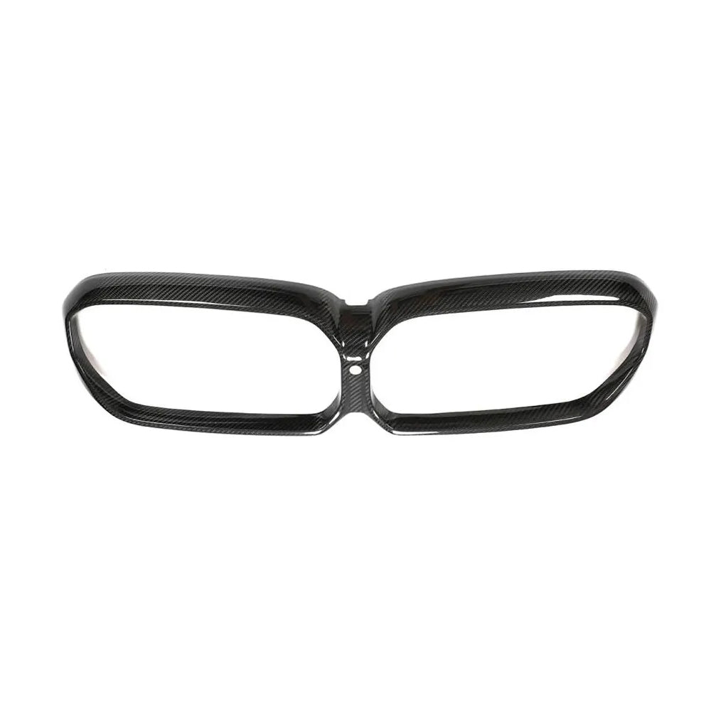 BMW M5 F90 LCI dry carbon fiber kidney grille overlay