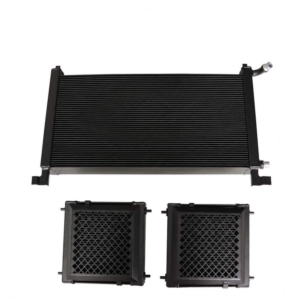 BMW M5 F90 M8 F91 F92 F93 performance radiator kit with left and right auxiliary radiators