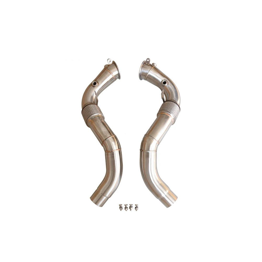 BMW N63 M550i G30 M850i G14 G15 G16 X5 G05 catless downpipe pair