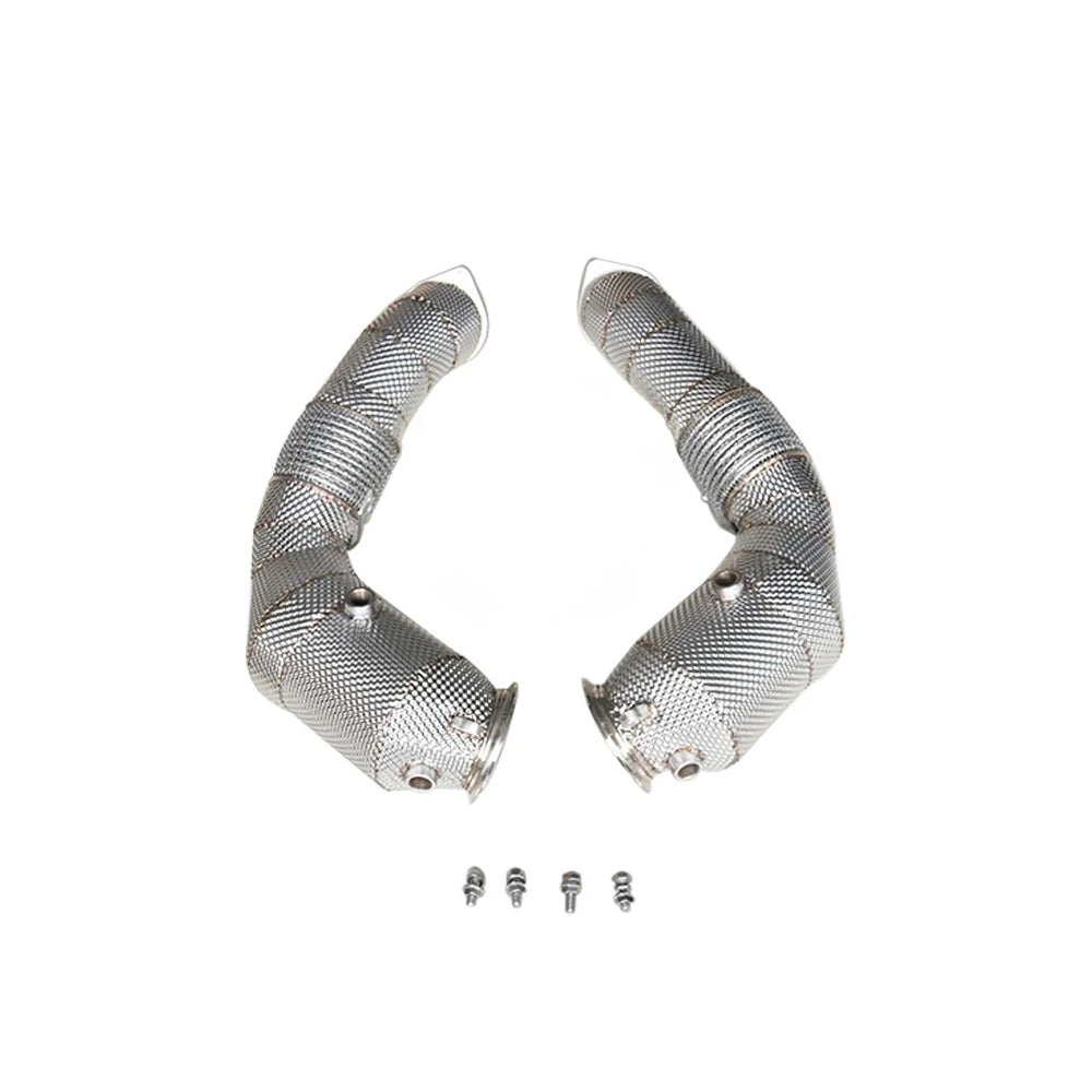 BMW N63 N63TU 550i 650i 750i X5 X6 catless downpipe pair