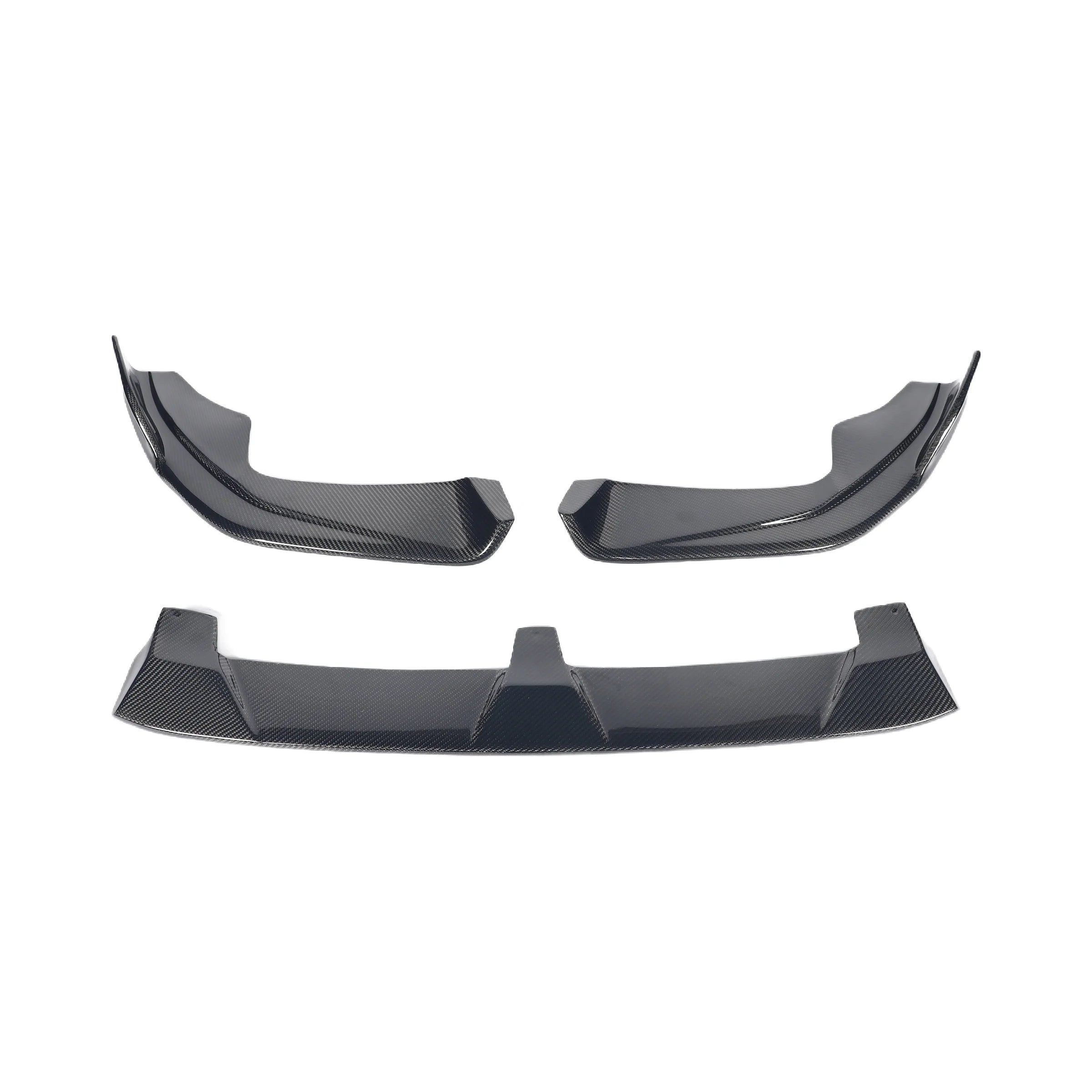 BMW X3 M X4 M LCI three-piece carbon fiber front splitter