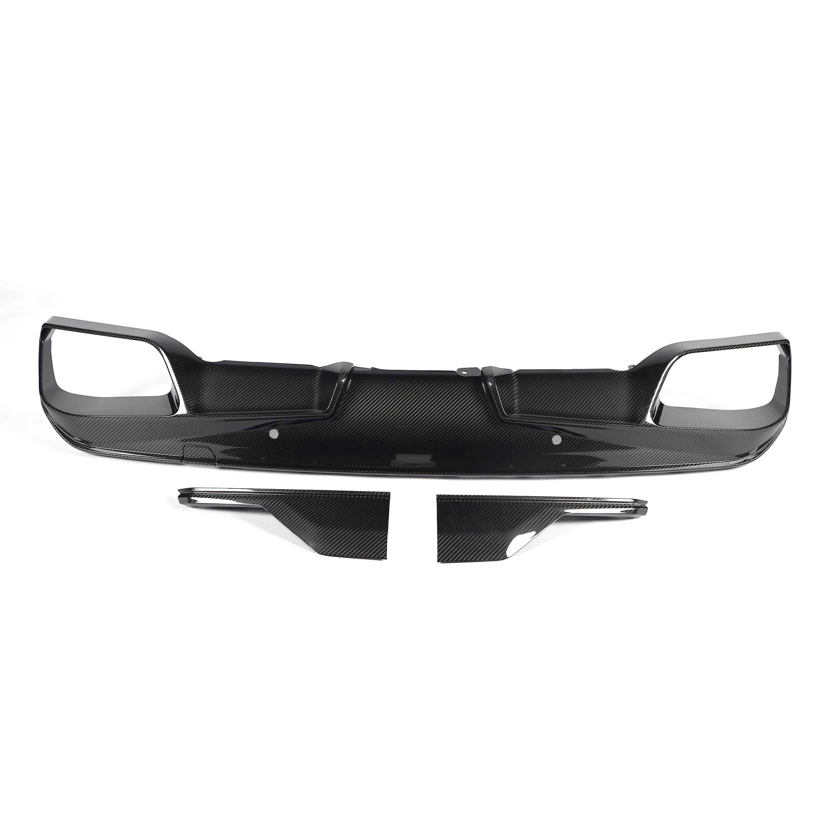 BMW X5 M F95 LCI dry carbon fiber rear diffuser