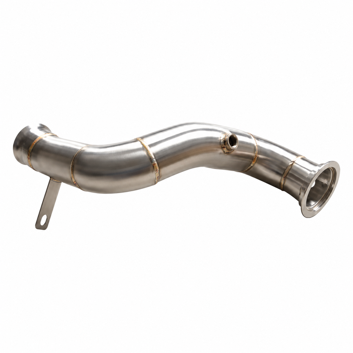 SS304 catless downpipe for Mercedes-Benz C250 W205 M274 RHD