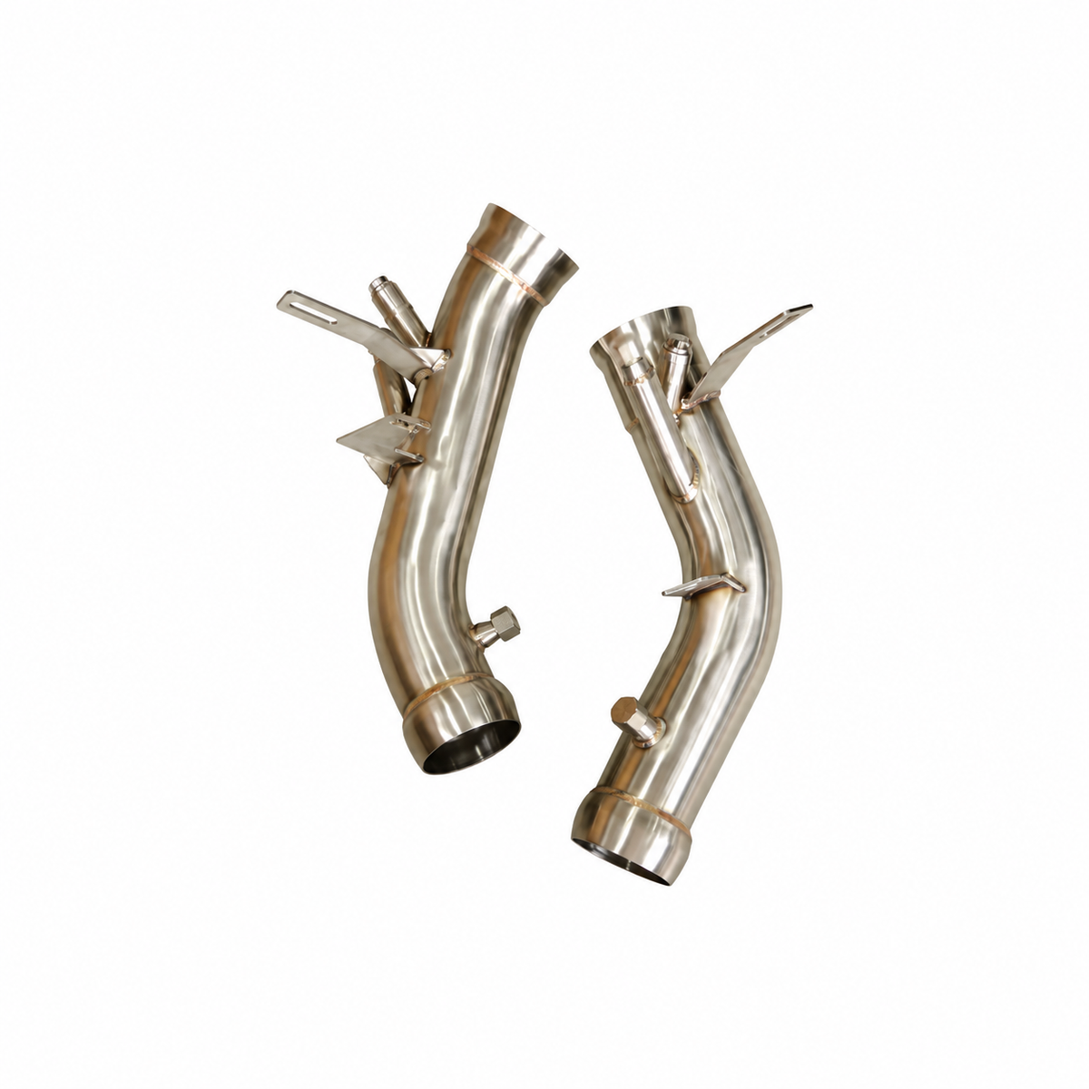 Mercedes-AMG E63 W213 M177 secondary exhaust pipes for catless downpipe system