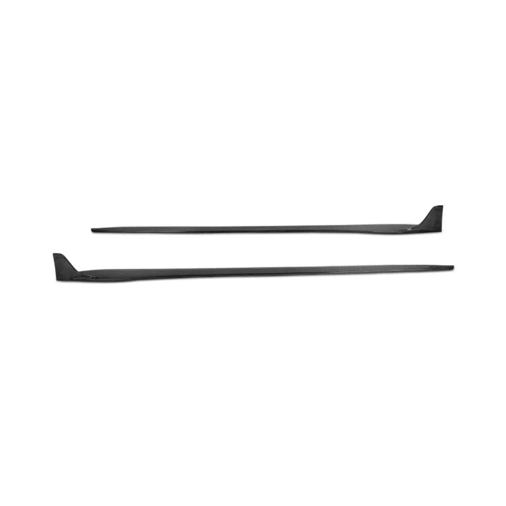 Porsche 718 982 carbon fiber side skirt extensions