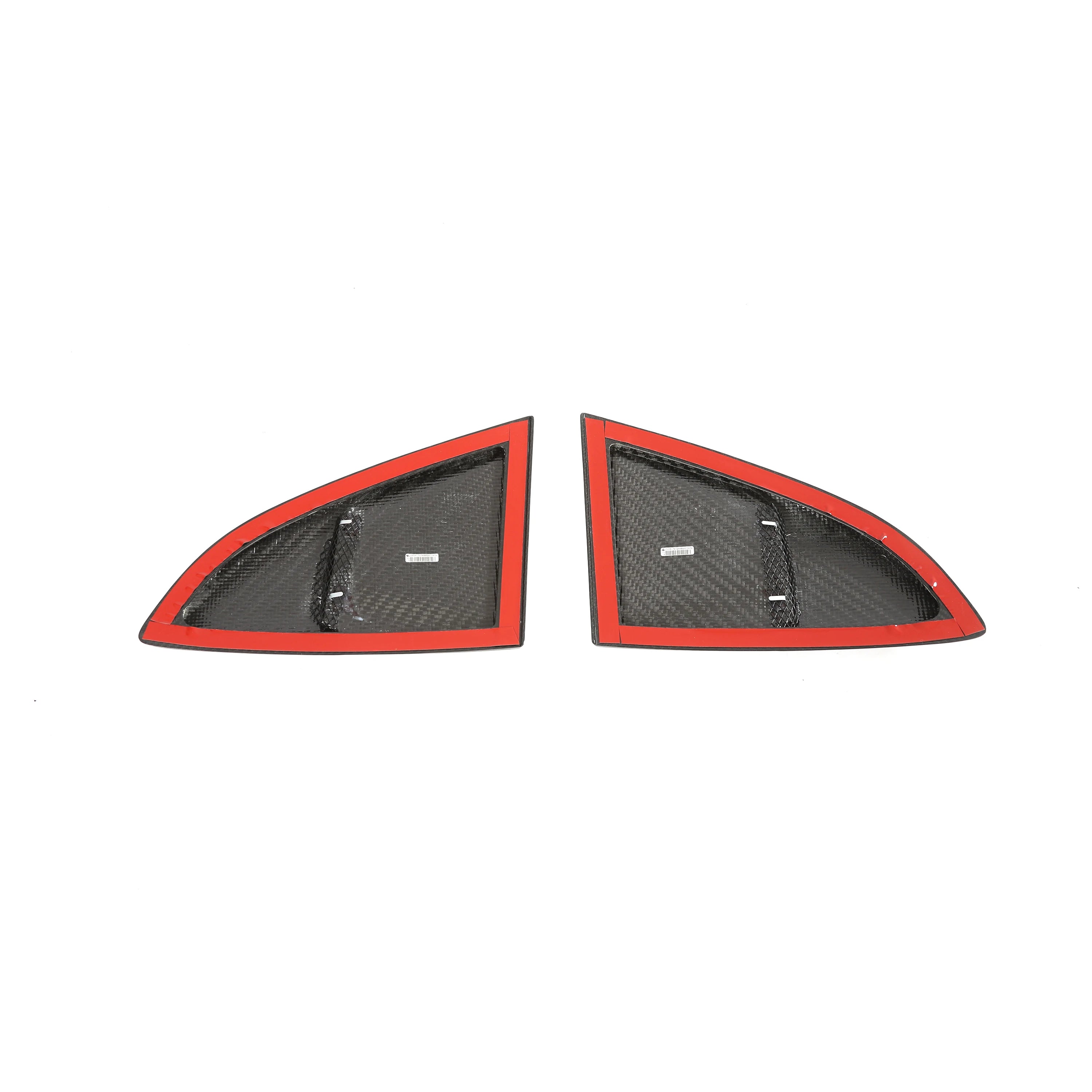 Porsche 718 GTS dry carbon fiber rear quarter window vents