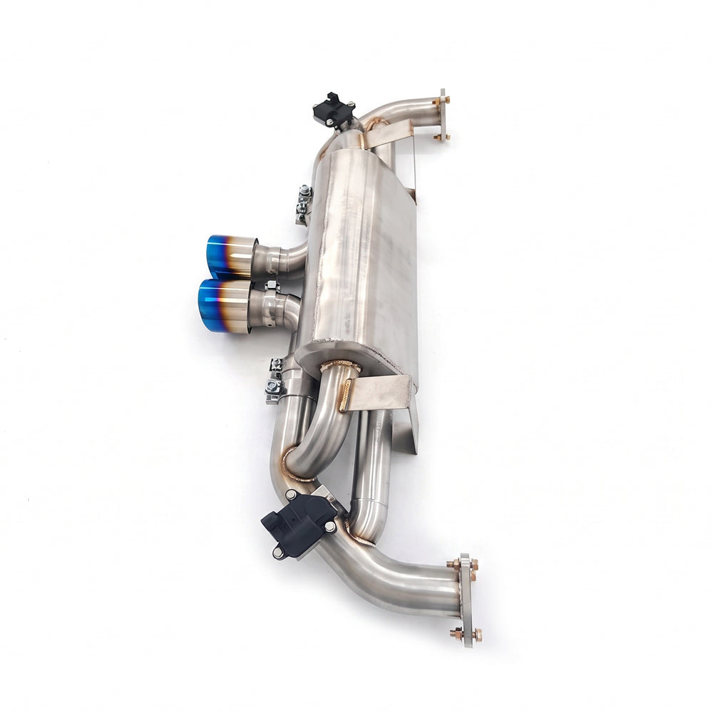 Porsche 911 991.1 GTS valved catback exhaust system side view