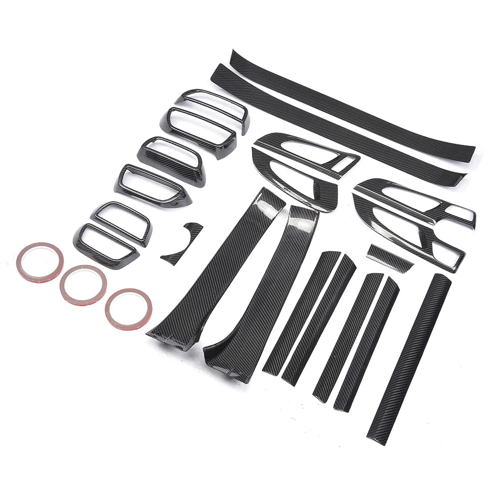 Porsche Cayenne GTS Turbo 21-piece carbon fiber interior trim kit